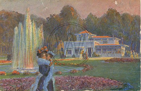 Landesausstellung Oldenburg 1905 - Weinrestaurant am Park