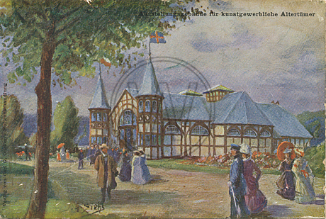 Landesausstellung Oldenburg 1905 - Ausstellungsgebäude für kunstgewerbliche Altertümer
