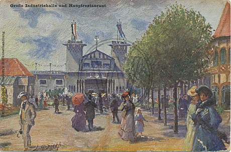 Landesausstellung Oldenburg 1905 - Große Industriehalle
