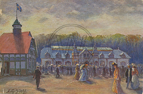 Landesausstellung Oldenburg 1905 - Maschinenhalle