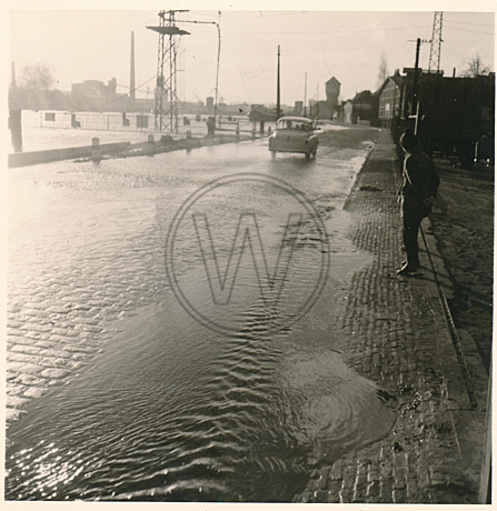 Überschwemmungen bei der Sturmflut Februar 1962