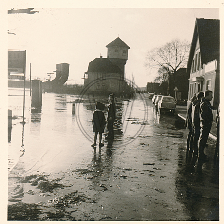 Überschwemmungen bei der Sturmflut Februar 1962