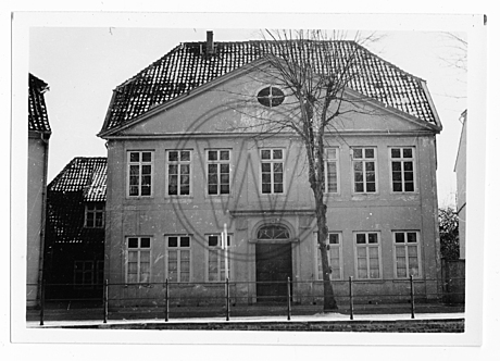 Haus an der Huntestraße im Winter