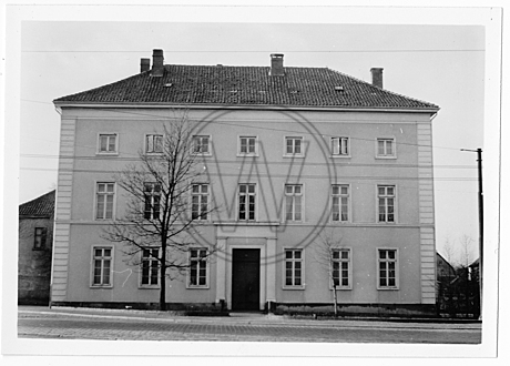 Haus an der Huntestraße im Winter