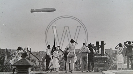 Zeppelin über Osternburg