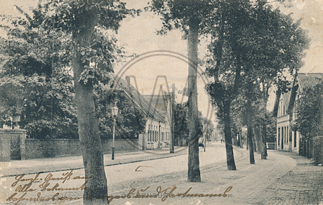 Postkarte Cloppenburger Straße Gaststätte Goldener Stern