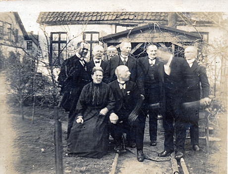 Silberhochzeit am 09.05.1924 in der Hermannstraße Osternburg