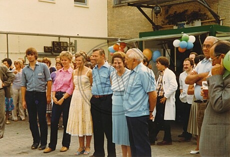 Feier 75 Jahre  Fleischerei Hartz 1981