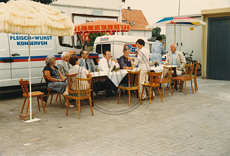 Feier 75 Jahre  Fleischerei Hartz 1981