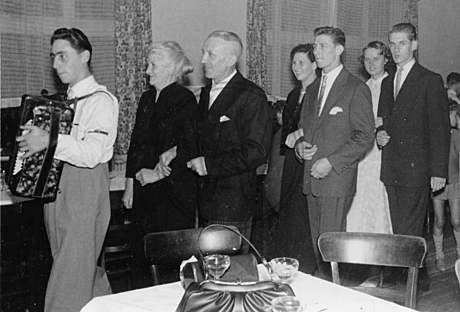 Feier 50 Jahre  Fleischerei Hartz 1956