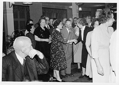 Feier 50 Jahre  Fleischerei Hartz 1956