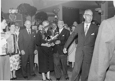 Feier 50 Jahre  Fleischerei Hartz 1956