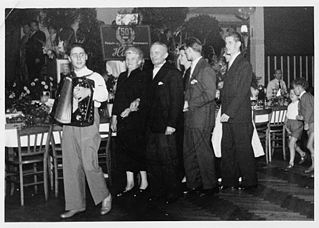 Feier 50 Jahre  Fleischerei Hartz 1956