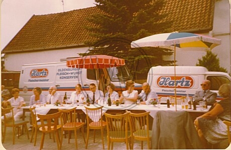 Feier 75 Jahre  Fleischerei Hartz 1981