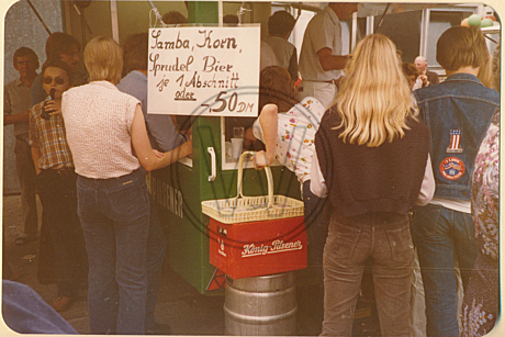 Feier 75 Jahre  Fleischerei Hartz 1981