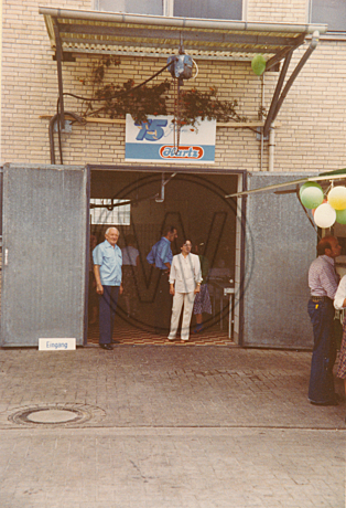 Feier 75 Jahre  Fleischerei Hartz 1981