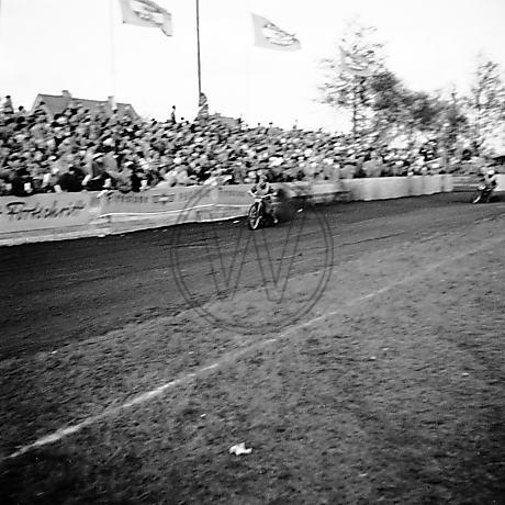 Motorradrennen auf der Victoria-Kampfbahn in den 1950er Jahren