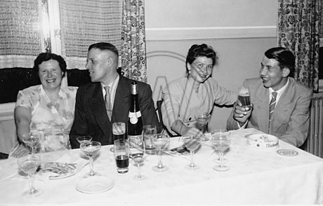Feier 50 Jahre  Fleischerei Hartz 1956