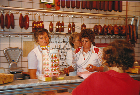 Feier 75 Jahre  Fleischerei Hartz 1981