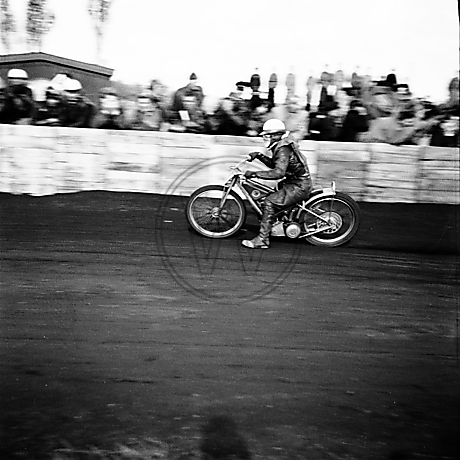 Motorradrennen auf der Victoria-Kampfbahn in den 1950er Jahren