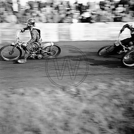 Motorradrennen auf der Victoria-Kampfbahn in den 1950er Jahren