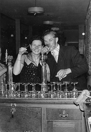 Feier 50 Jahre  Fleischerei Hartz 1956