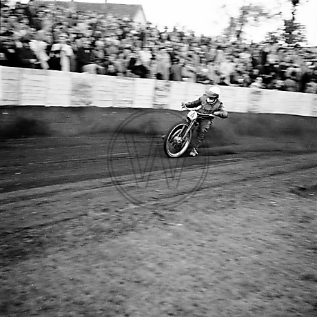 Motorradrennen auf der Victoria-Kampfbahn in den 1950er Jahren