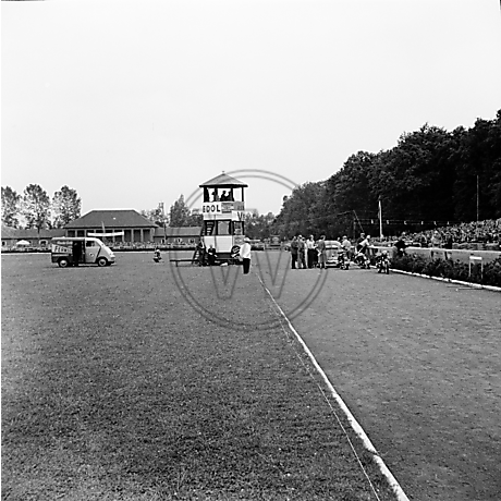 Motorradrennen auf der Victoria-Kampfbahn in den 1950er Jahren