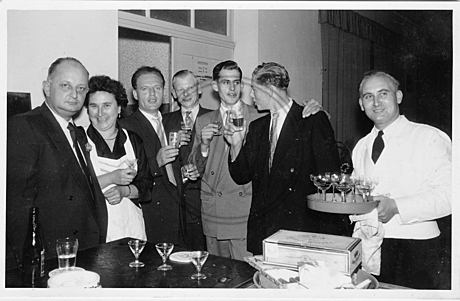 Feier 50 Jahre  Fleischerei Hartz 1956