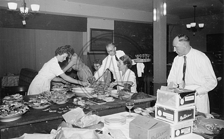 Feier 50 Jahre  Fleischerei Hartz 1956