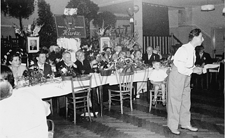 Feier 50 Jahre  Fleischerei Hartz 1956