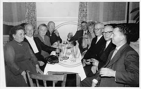 Feier 50 Jahre  Fleischerei Hartz 1956