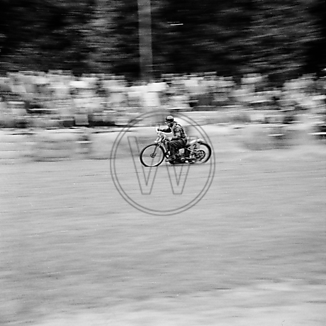 Motorradrennen auf der Victoria-Kampfbahn in den 1950er Jahren