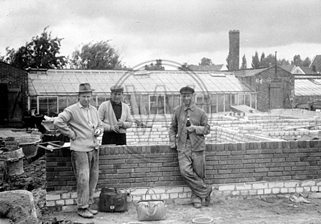 Hausbau in der Harmoniestraße 1962