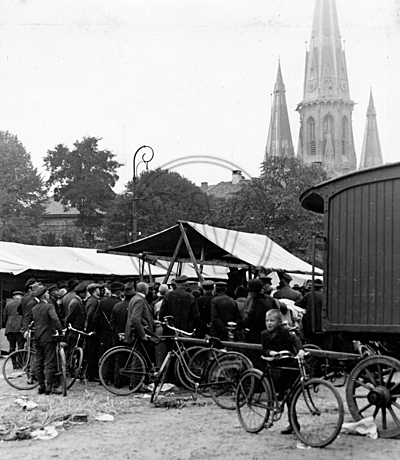 Kramermarkt in den 1920er Jahren