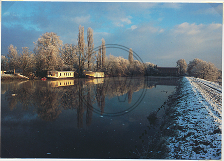 Hausboote bei E-Werk