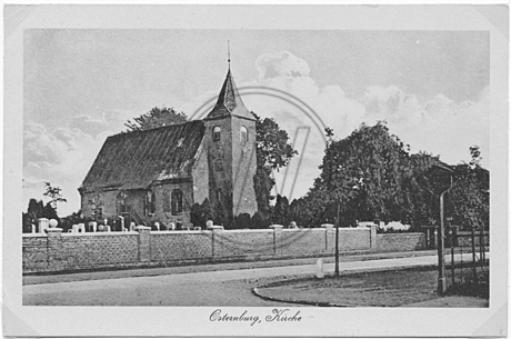 Postkarte Dreifaltigkeitskirche in Osternburg