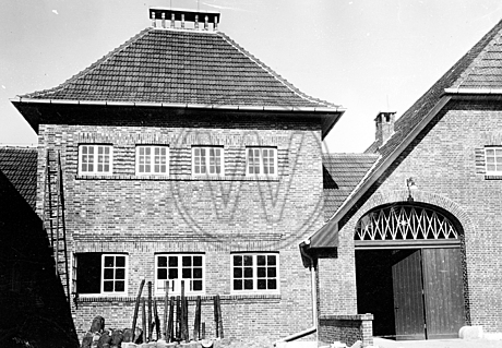 Neubau durch Baufirma Westerholt Kloster Blankenburg Räucherei 1928
