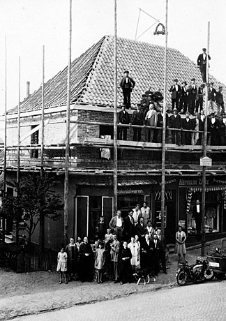 Hausbau durch Baufirma Westerholt in den 1930er Jahren