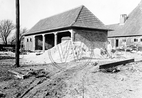 Neubau durch Baufirma Westerholt Kloster Blankenburg Wagenremise 1928