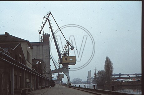Kran im Hafen
