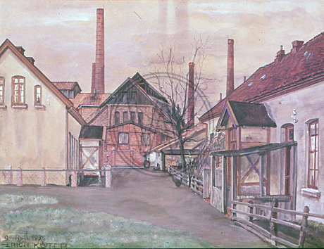 Glashütte Osternburg Zeichnung Erich Küster
