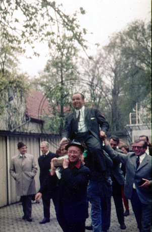 Richtfest Schützenhof Eversten 1969