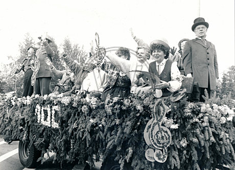 Gesangverein Teutonia Eversten beim Kramermarktsumzug 1993