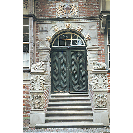 Rathaus Portal Jever 1952