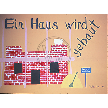 Ein Haus wird gebaut 1952