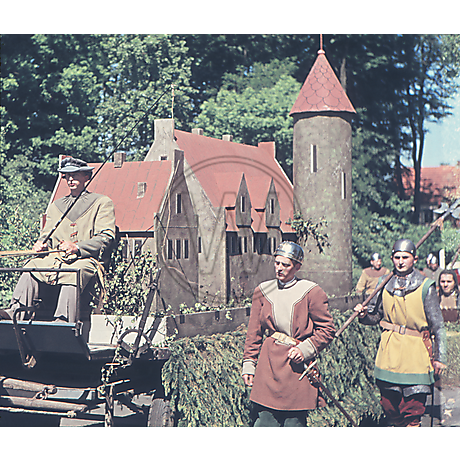 Landsknechte mit Burg
