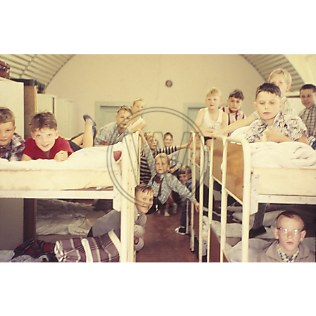 Schlafsaal in Bissel 1960