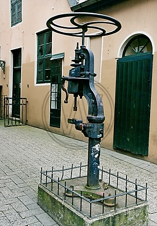 Schmiedeeiserne Skulptur am Lappan